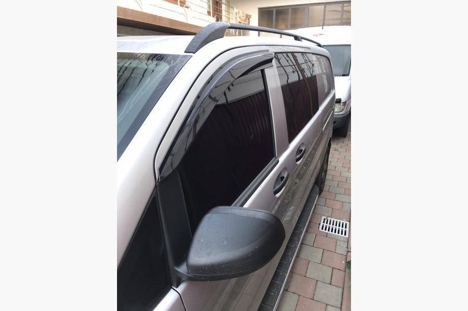 Mercedes Vito/V-class W447 2014- рр. Вітровики (2 шт., Sunplex Sport) Фото 2