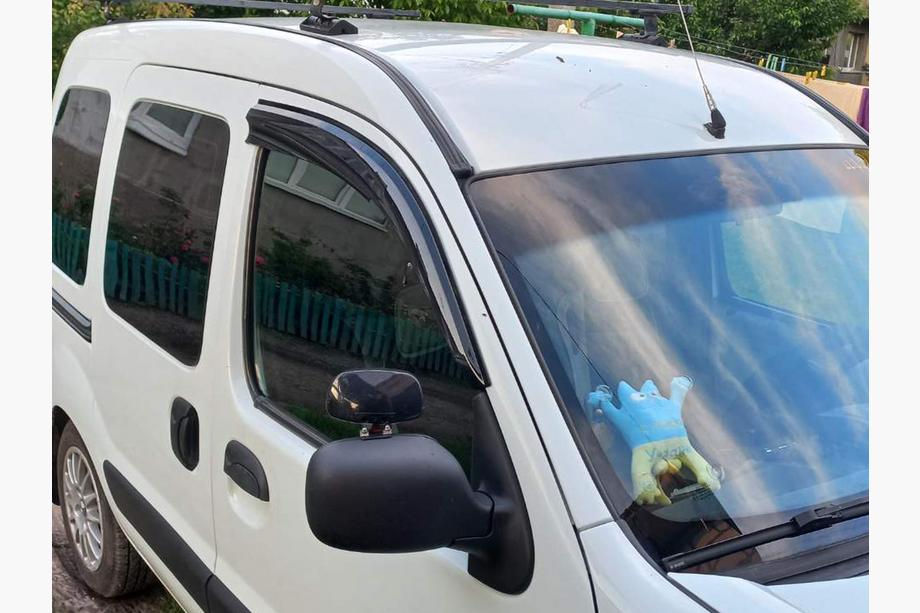 Renault Kangoo 1998-2008 рр. Вітровики (2 шт., Sunplex Sport) Фото 5
