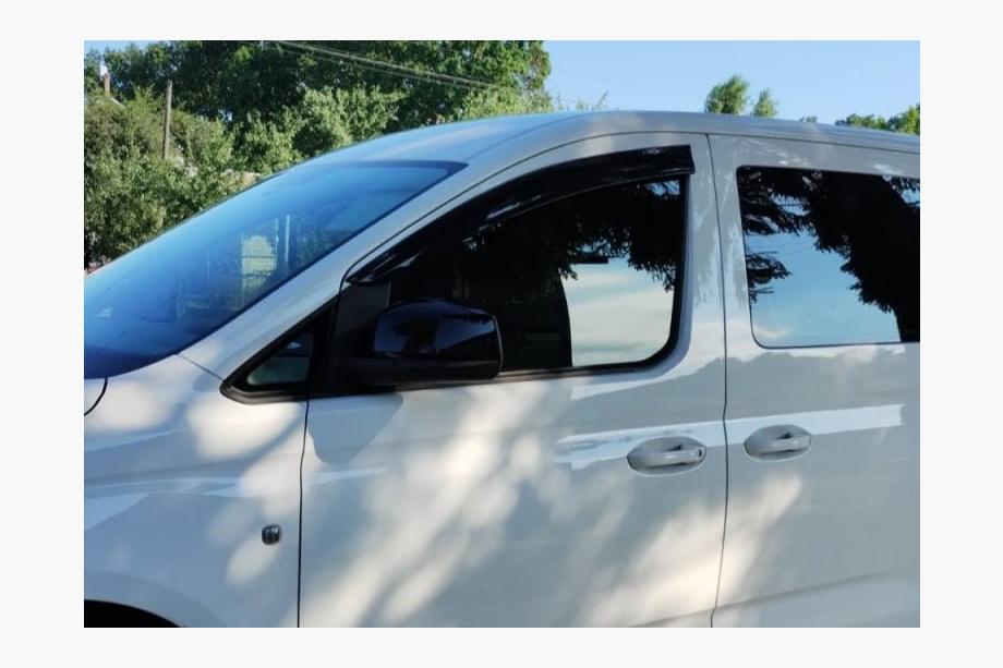 Volkswagen Caddy 2020- рр. Вітровики (2 шт., Sunplex Sport) Image