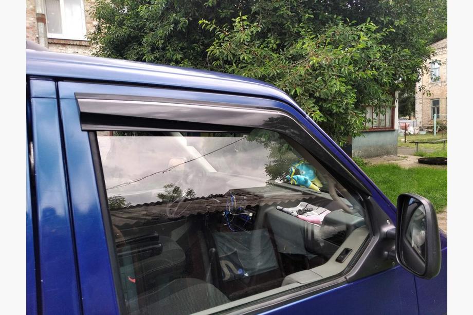 Volkswagen T4 Caravelle/Multivan 1990-2003 рр. Вітровики (2 шт., Sunplex Sport) Фото 12