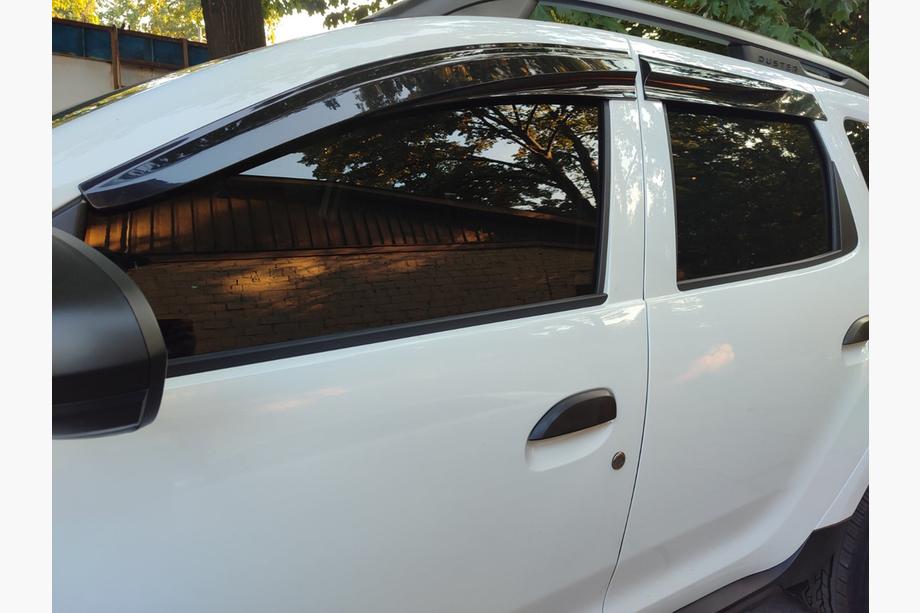 Dacia Duster 2018-2024 рр. Вітровики (4 шт., Sunplex Sport) Image