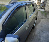 Renault Logan MCV 2013-2022 рр. Вітровики (4 шт., Sunplex Sport) фото 1