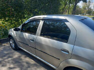 Dacia Logan I 2008-2012 рр. Вітровики (4 шт., Sunplex Sport) фото 5