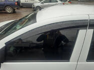 Dacia Sandero 2013-2020 рр. Вітровики (4 шт., Sunplex Sport) фото 3