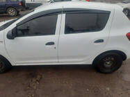 Dacia Sandero 2013-2020 рр. Вітровики (4 шт., Sunplex Sport) фото 2