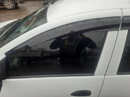 Dacia Sandero 2013-2020 рр. Вітровики (4 шт., Sunplex Sport) фото 5