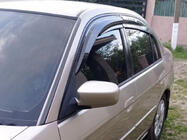Honda Civic Sedan VII 2001-2006 рр. Вітровики (4 шт., Sunplex Sport) фото 2