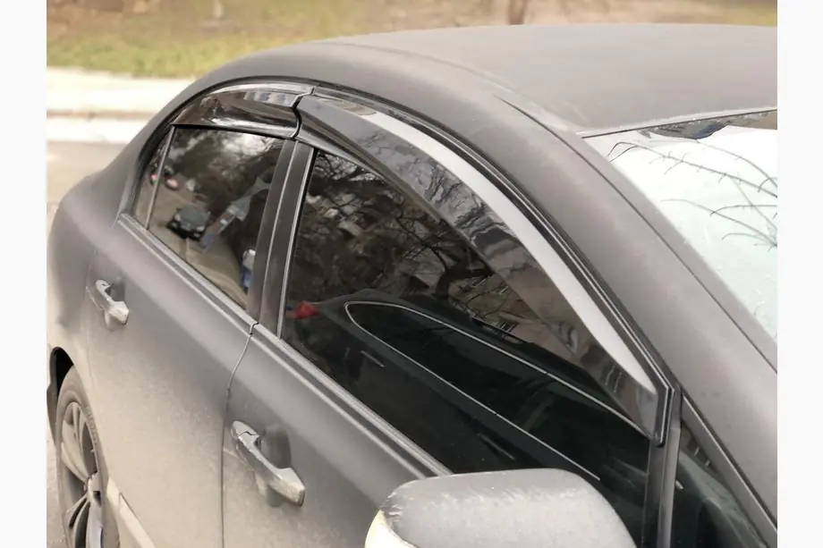 Honda Civic Sedan VIII 2006-2011 рр. Вітровики (4 шт., Sunplex Sport)