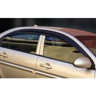 Вітровики (4 шт., Sunplex Sport) Hyundai Accent 2006-2010 рр. фото 1