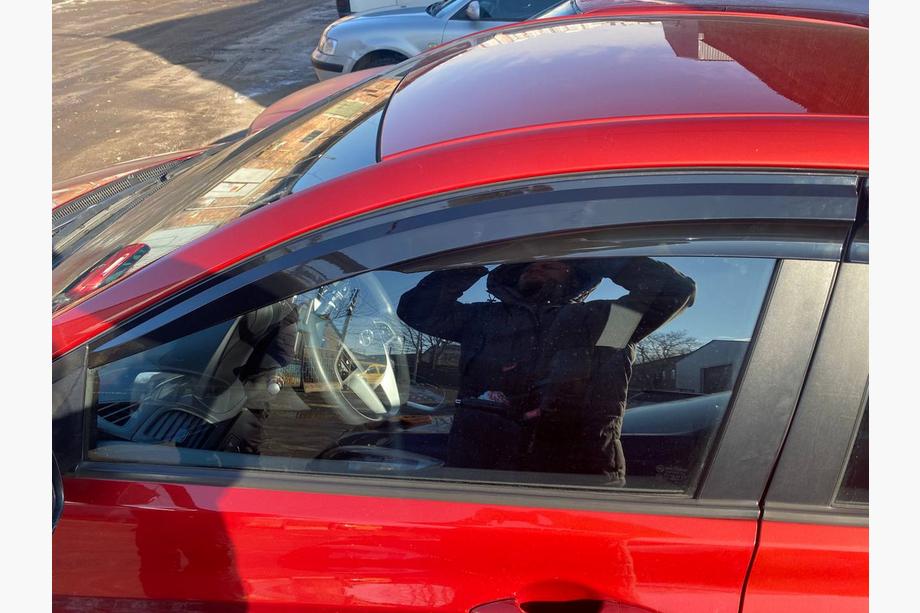 Hyundai Accent 2011-2017 рр. Вітровики SD (4 шт., Sunplex Sport) Image