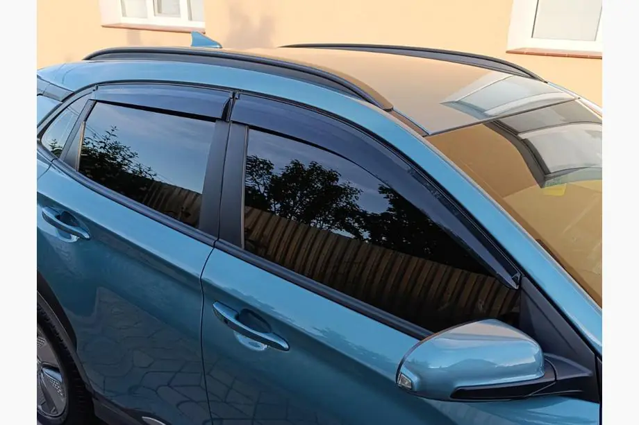 Hyundai Kona 2017-2023 рр. Вітровики (4 шт., Sunplex Sport)