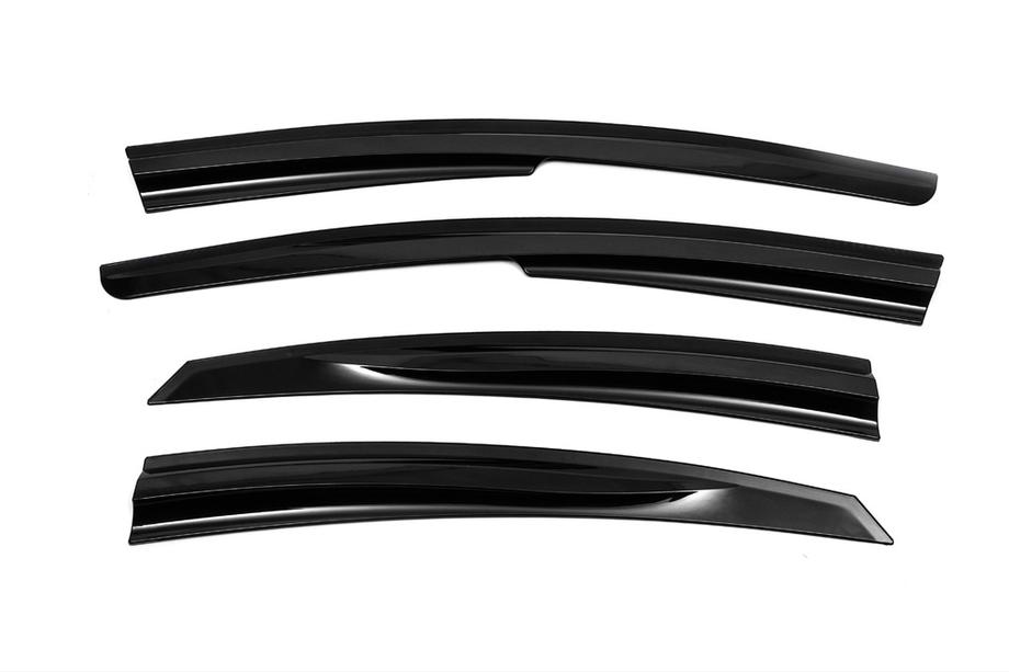 Hyundai Sonata YF 2010-2014 рр. Вітровики (4 шт., Sunplex Sport) Фото 5
