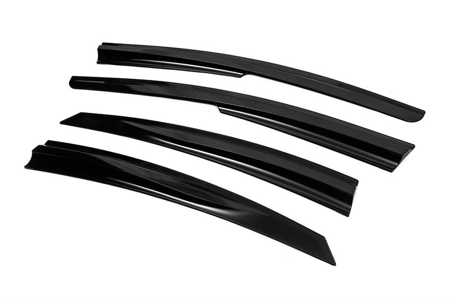 Hyundai Sonata YF 2010-2014 рр. Вітровики (4 шт., Sunplex Sport) Фото 6