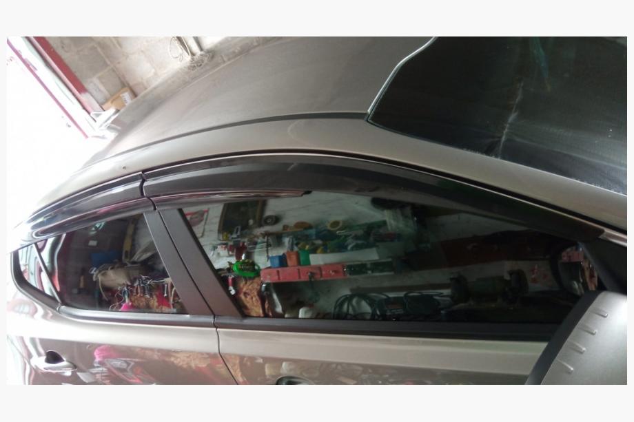 Kia Optima 2010-2016 рр. Вітровики (4 шт., Sunplex Sport) Фото 2