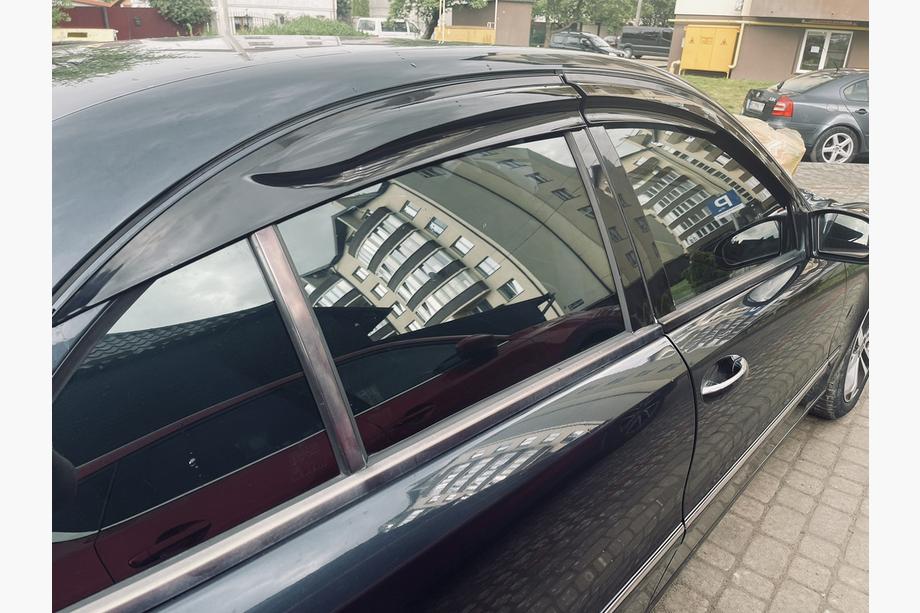 Mercedes E-class W211 2002-2009 рр. Вітровики SD (4 шт., Sunplex Sport) Фото 2
