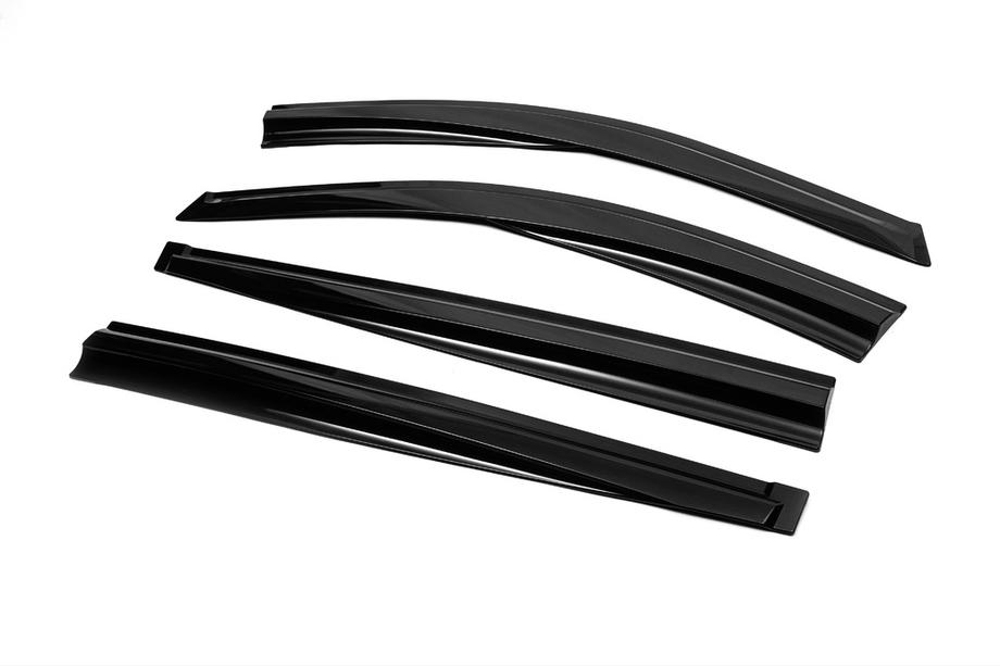 Mitsubishi L200 2006-2015 рр. Вітровики (4 шт., Sunplex Sport) Фото 11