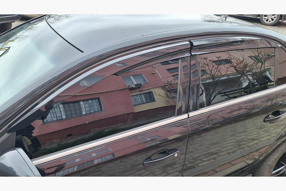 Opel Vectra C 2002-2008 рр. Вітровики SD (4 шт., Sunplex Sport) Image