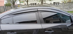 Renault Fluence 2009-2016 рр. Вітровики (4 шт., Sunplex Sport) фото 3