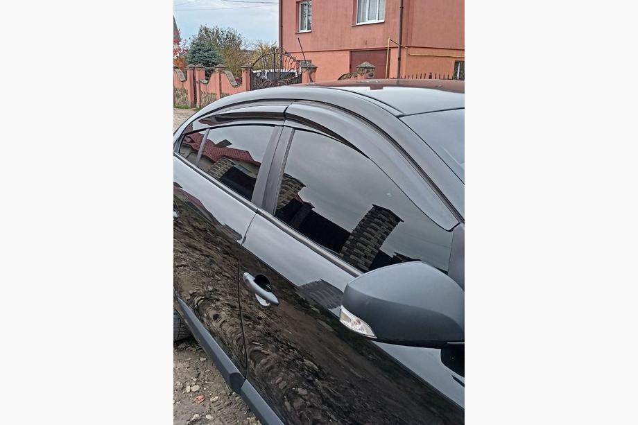 Renault Fluence 2009-2016 рр. Вітровики (4 шт., Sunplex Sport) Фото 4