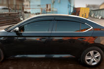 Skoda Superb 2015-2024 рр. Вітровики SD (4 шт., Sunplex Sport) фото 4