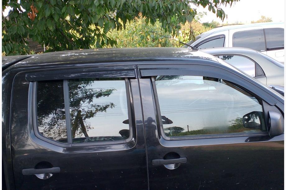 Volkswagen Amarok 2010-2022 рр. Вітровики (4 шт., Sunplex Sport) Фото 10