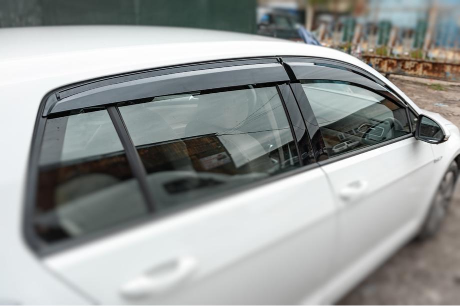 Volkswagen Golf 7/E-Golf 2012-2020 рр. Вітровики HB (4 шт., Sunplex Sport) Фото 2