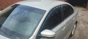 Volkswagen Jetta 2011-2018 рр. Вітровики (4 шт., Sunplex Sport) фото 2