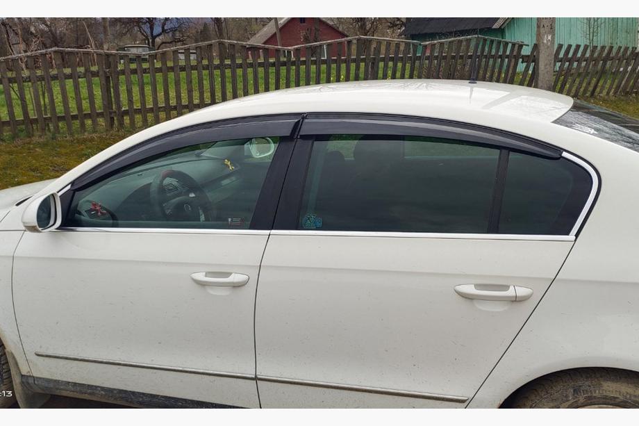Volkswagen Passat B6 2006-2012 рр. Вітровики SD (4 шт., Sunplex Sport) Фото 1