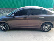 Fiat Tipo 2016- рр. Вітровики з хромованим молдингом (4 шт., Sunplex Chrome) фото 4