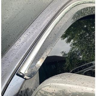 Вітровики з хромованим молдингом (4 шт., Sunplex Chrome)