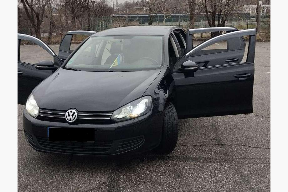 Volkswagen Golf 6 2008-2014 рр. Вітровики з хромованим молдингом HB (4 шт., Sunplex Chrome) Фото 11