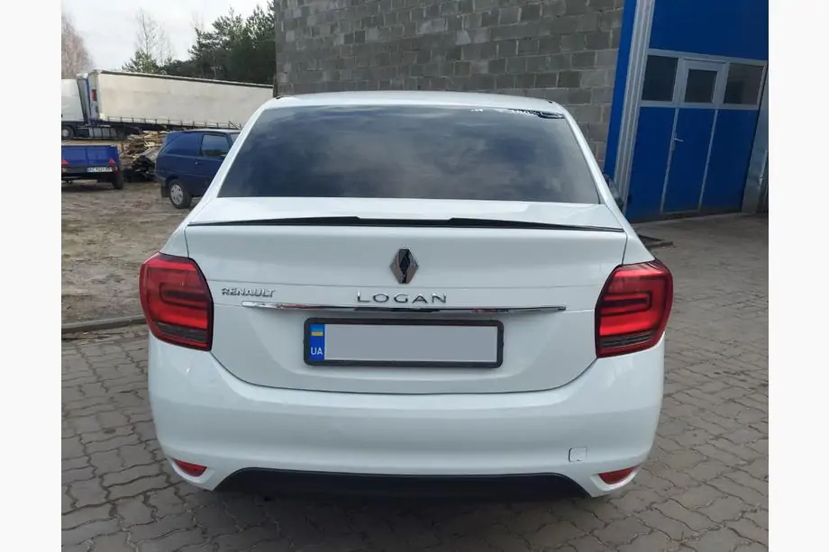 Renault Logan II 2013-2022 рр. Спойлер LIP (Sunplex, чорний) (118,5см *5,5см)