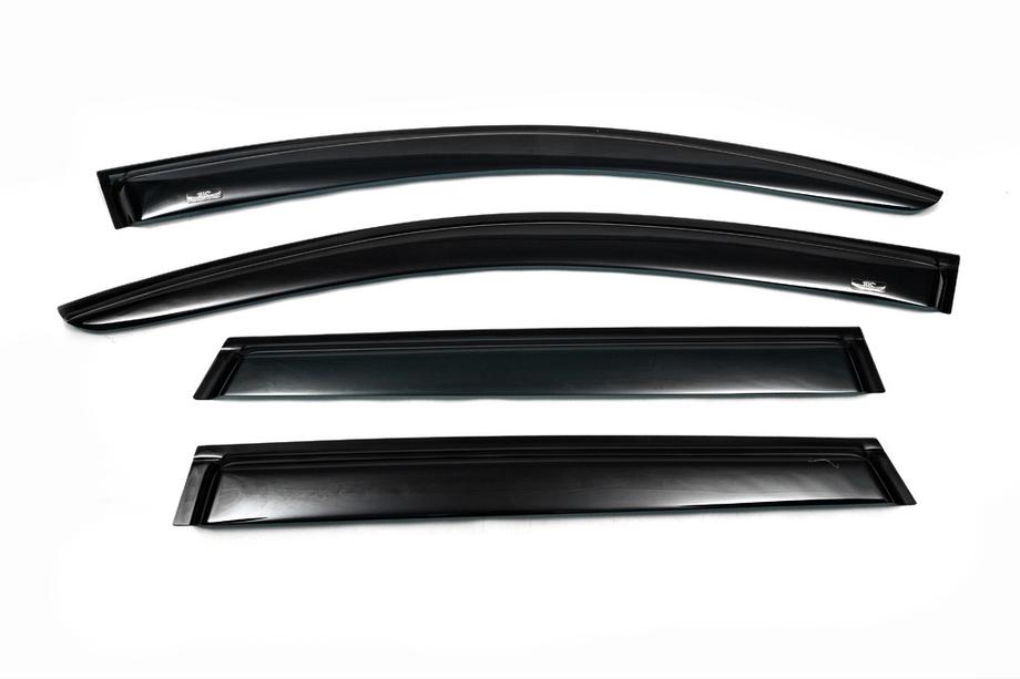 Porsche Cayenne 2010-2017 рр. Вітровики (4 шт, HIC) Фото 5