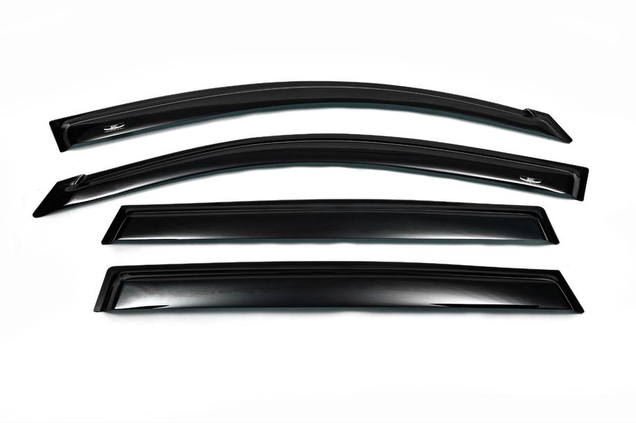 Toyota Rav 4 2006-2013 рр. Вітровики Long (4 шт, HIC) Фото 1