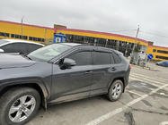 Toyota Rav 4 2019- рр. Вітровики з хромованим молдингом (4 шт, HIC) фото 2