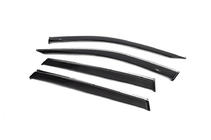 Toyota Rav 4 2019- рр. Вітровики з хромованим молдингом (4 шт, HIC) фото 4