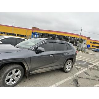 Вітровики з хромованим молдингом (4 шт, HIC) фото 2