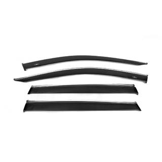 Вітровики з хромованим молдингом (4 шт, HIC) фото 3