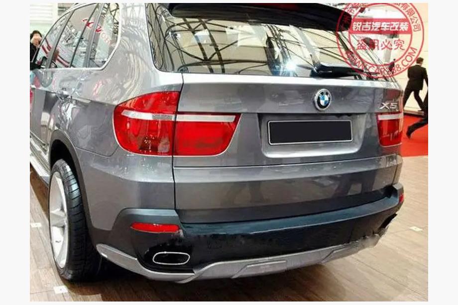 BMW X5 E70 2007-2013 рр. Комплект накладок на бампера (під фарбування) Фото 4