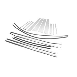 Комплект окантовки вікон (18 шт) BMW X6 F16 2014-2019 рр. фото 3