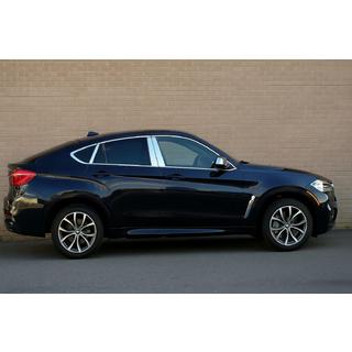 Комплект окантовки вікон (18 шт) BMW X6 F16 2014-2019 рр. фото 1