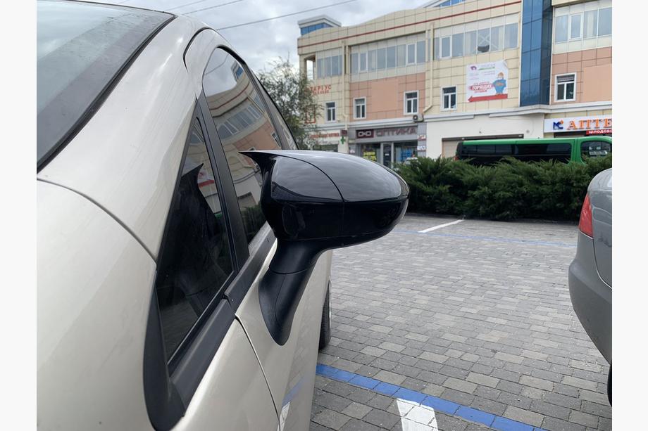 Fiat Linea 2006-2018 рр. Накладки на дзеркала BMW-Style (2 шт) Фото 3