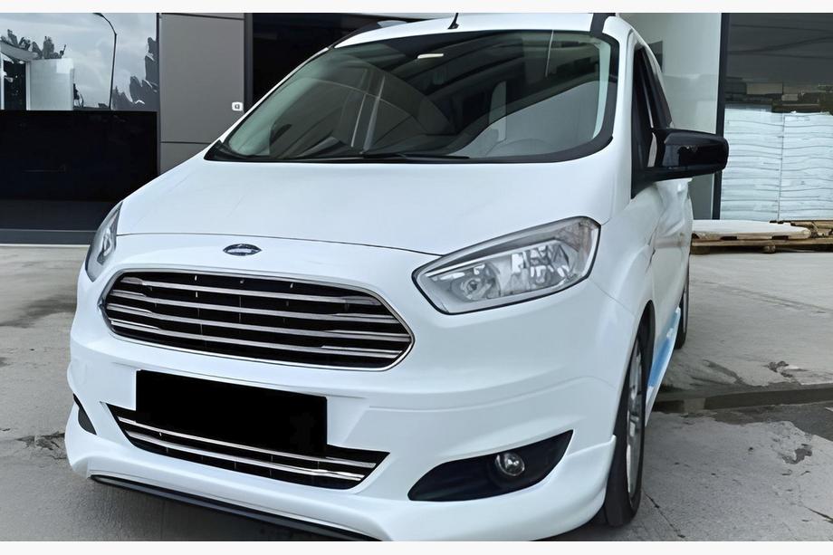 Ford Courier 2014-2023 рр. Накладки на дзеркала BMW-style (2014-2018, 2 шт) Фото 8