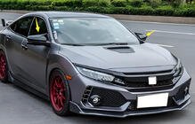 Honda Civic Sedan X 2016-2021 рр. Накладки на дзеркала BMW-Style (2 шт) фото 6