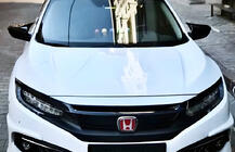 Honda Civic Sedan X 2016-2021 рр. Накладки на дзеркала BMW-Style (2 шт) фото 9