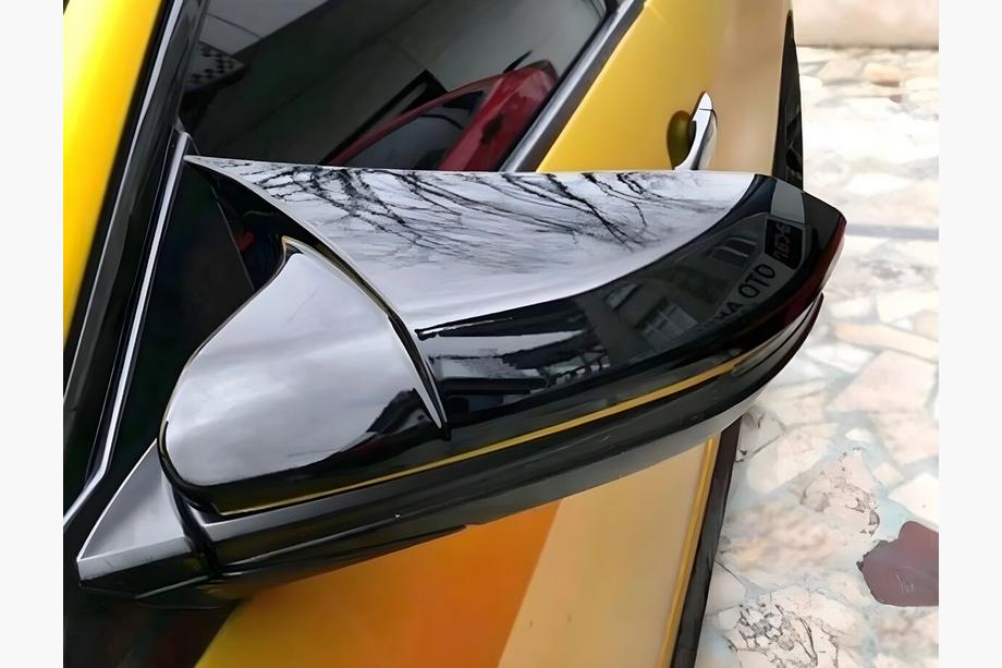 Honda Civic Sedan X 2016-2021 рр. Накладки на дзеркала BMW-Style (2 шт) Image