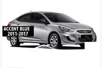 Hyundai Accent 2011-2017 рр. Накладки на дзеркала без вирізу під поворот BMW-style (2 шт) фото 5