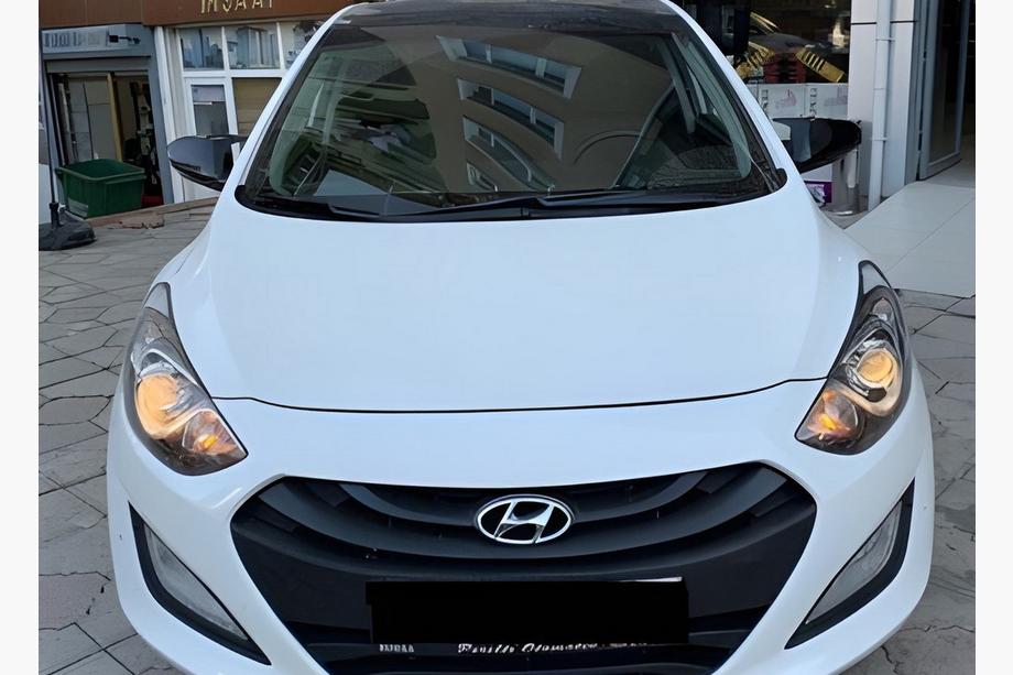 Hyundai Accent 2011-2017 рр. Накладки на дзеркала без вирізу під поворот BMW-style (2 шт) Image