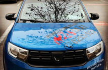 Renault Logan II 2013-2022 рр. Накладки на дзеркала BMW-Style (2 шт) фото 7