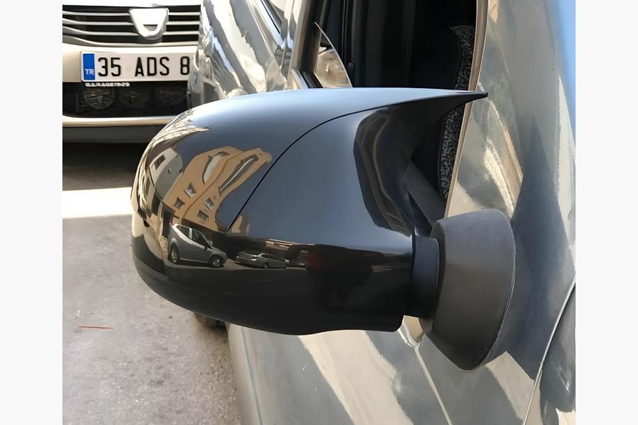 Renault Logan II 2013-2022 рр. Накладки на дзеркала BMW-Style (2 шт) Image